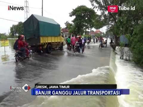 Kali Lamong Meluap, Ratusan Rumah di Gresik Terendam Banjir - iNews Malam 24/02