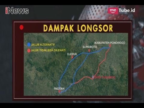 Pasca Longsor Pacitan-Ponorogo, Warga Harus Lalui Jalur Alternatif - iNews Malam 25/02