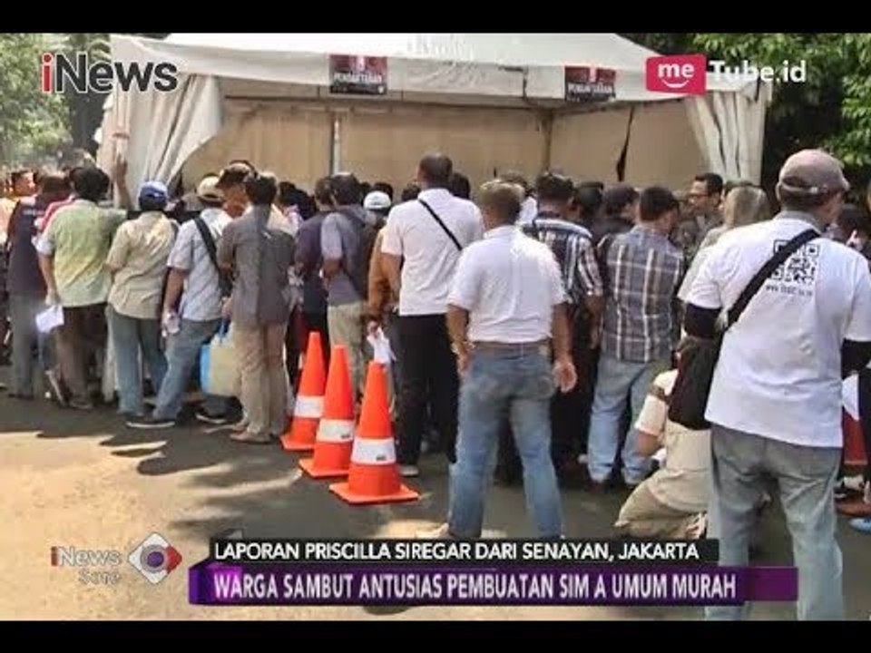 Warga Antusias Ikuti Pembuatan Sim A Umum dengan Harga Rp 100.000 - iNews Sore 25/02