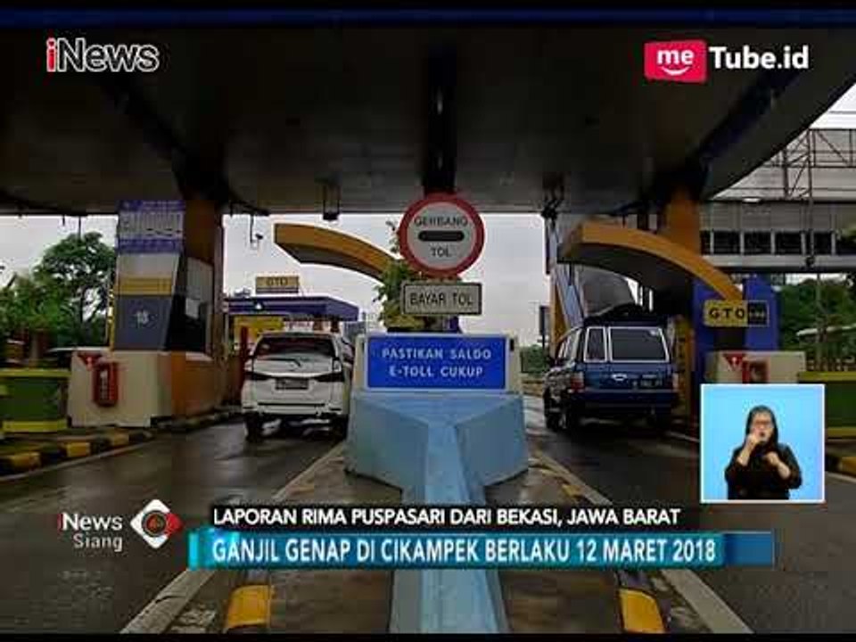 Aturan Ganjil Genap di Tol Jakarta-Cikampek Berlaku 12 Maret 2018 - iNews Siang 26/02