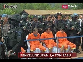 Konferensi Pers Penyelundupan 1,6 Ton Sabu Hadirkan 4 Tersangka - Breaking News 23/02