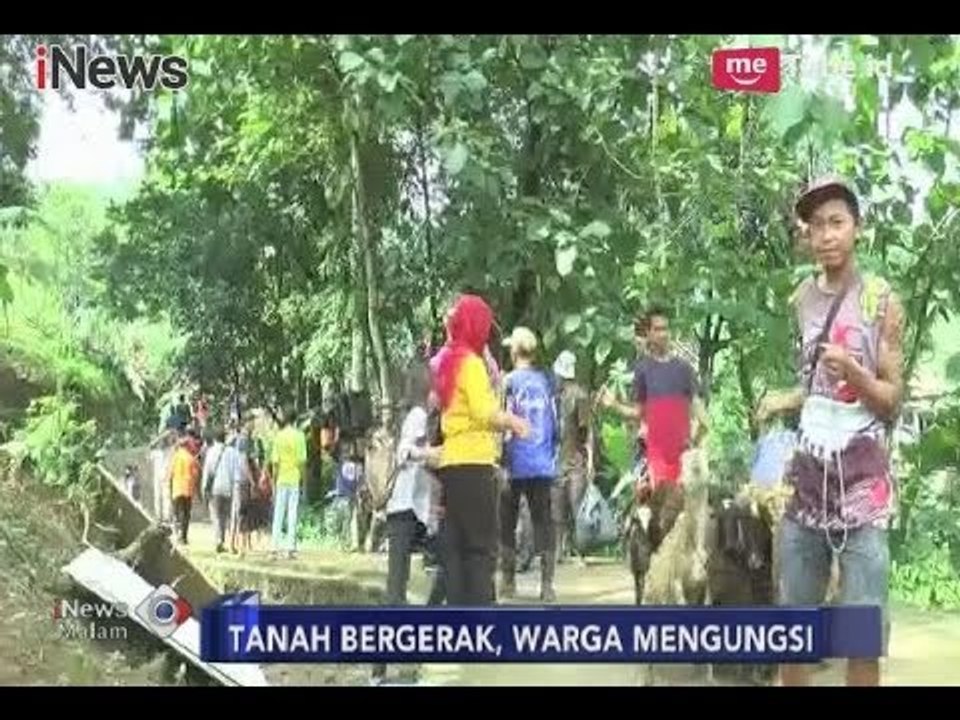 Warga Korban Tanah Bergerak Panik, Selamatkan Harta Benda & Hewan Peliharaan - iNews Malam 26/02