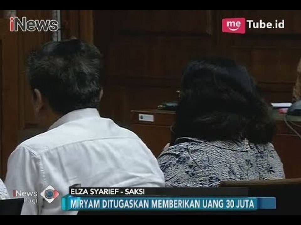 Elsa Syarif Mengaku Miryam Bagikan Uang Rp 30 Juta ke Komisi II DPR RI - iNews Pagi 27/02