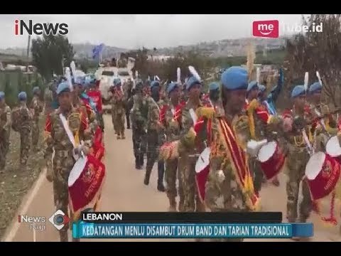 Menlu, Retno Marsudi Disambut Aksi Drum Band & Tarian Tradisional di Lebanon - iNews Pagi 27/02