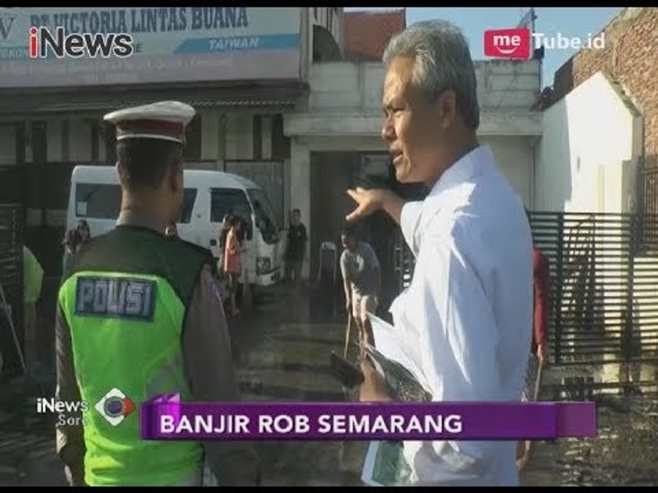 Ganjar Pranowo Tinjau Rob di Genuk, Lima Pompa Kapasitas Besar Didatangkan - iNews Sore 27/02