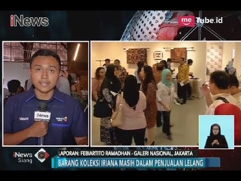 110 Tahun Lelang Koleksi Pribadi Pejabat Digelar di Galeri Nasional - iNews Siang 28/02