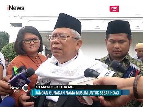 Ketum MUI: Jangan Gunakan Nama Muslim untuk Sebar Hoax - iNews Pagi 01/03