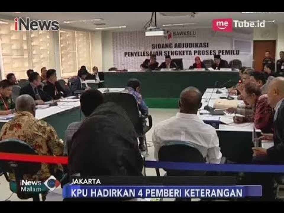 Pemeriksaan Bukti & Saksi, Bawaslu Kembali Gelar Sidang Lanjutan Ajudikasi PBB - iNews Malam 01/03