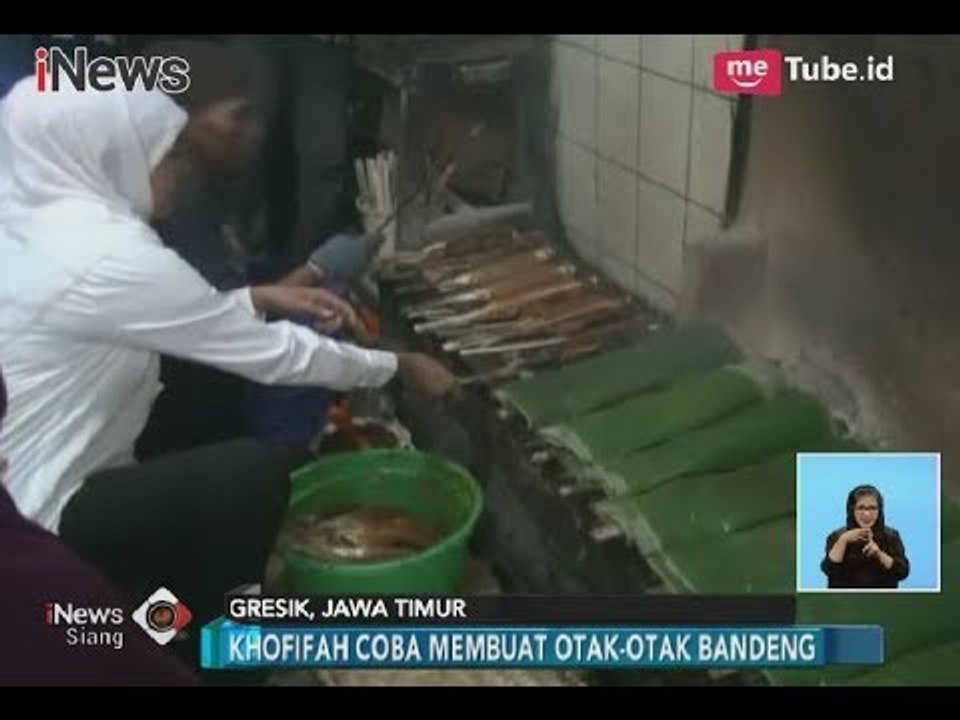 Kofifah Indar Parawansa Tinjau Produksi Otak-otak Bandeng Khas Gresik - iNews Siang 02/03