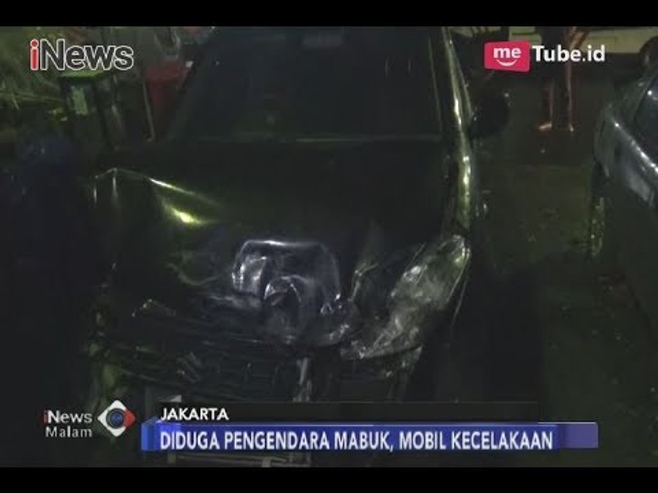 Mabuk saat Berkendara, 2 Mobil Terlibat Kecelakaan di Gambir - iNews Malam 01/03