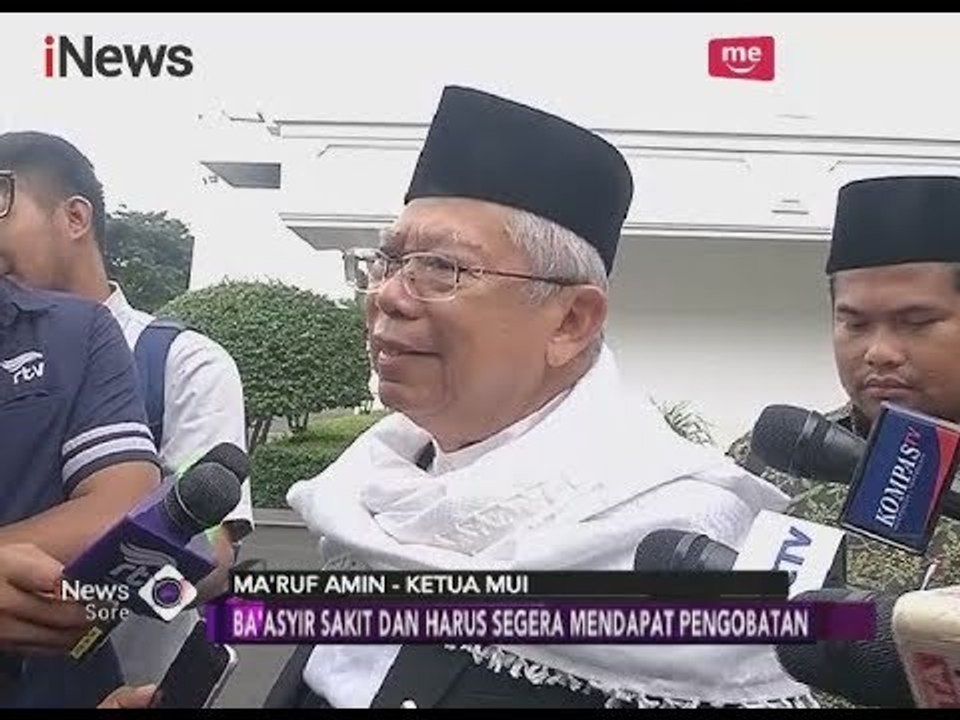Sebelum Ba'asyir Dibawa ke RSCM, Ketua MUI Temui Jokowi - iNews Sore 01/03