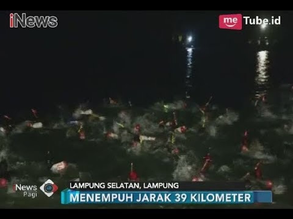 Peringati HUT 72, Korps Marinir AL Gelar Lomba Renang & Dayung Selat Sunda - iNews Pagi 03/03