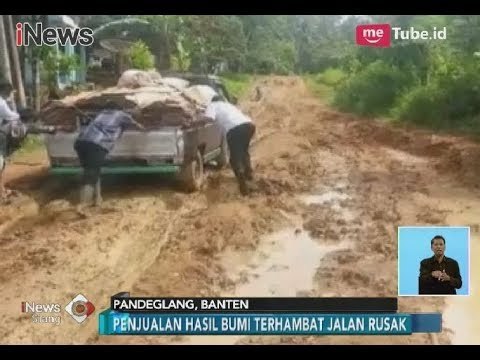Hujan Deras Akibatkan Jalan Padeglang, Banten Makin Parah - iNews Siang 03/03