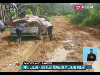 Hujan Deras Akibatkan Jalan Padeglang, Banten Makin Parah - iNews Siang 03/03
