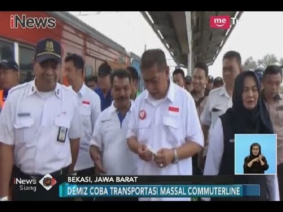 Dedi Mizwar Kunjungi Warga Bekasi & Berkampanye di KRL - iNews Siang 02/03