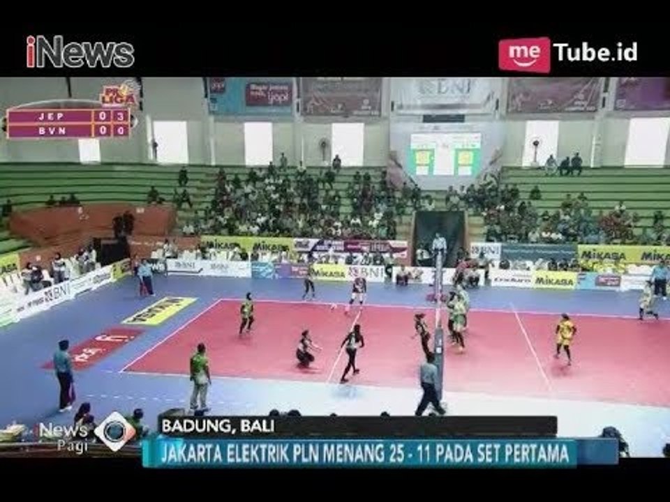 Tim Putri Jakarta Elektrik PLN Ungguli Bekasi BVN di Proliga 2018 - iNews Pagi 03/03