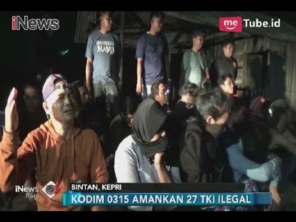 27 TKI Ilegal Diamankan Aparat Keamanan di Salah Satu Pelabuhan Tikus Bintan - iNews Pagi 03/03