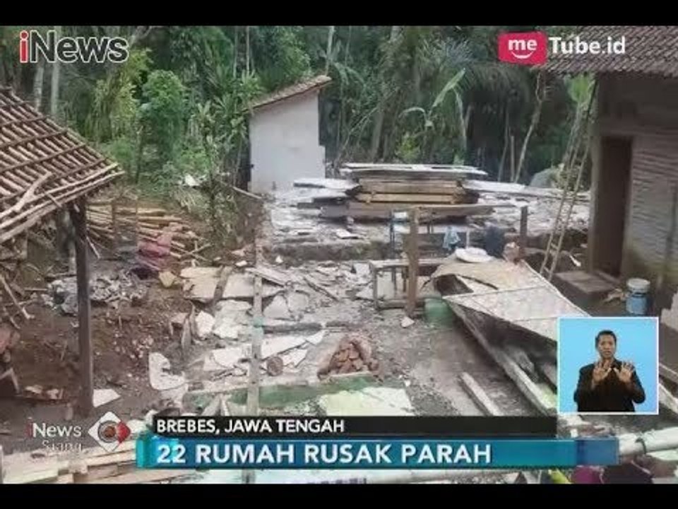 Prihatin!! 74 Rumah di Brebes Rusak Parah Akibat Bencana Alam Tanah Bergerak - iNews Siang 04/03