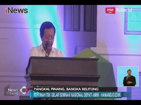 PT. Timah Tbk Gelar Seminar Pahlawan Nasional Provinsi Bangka Belitug - iNews Siang 03/03
