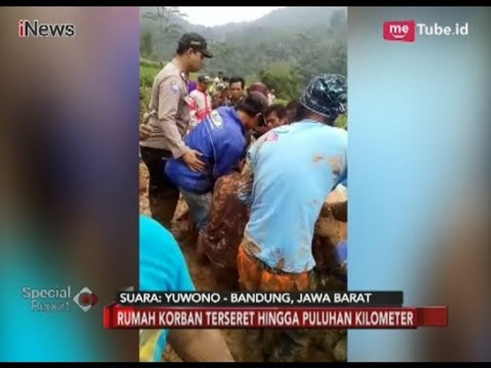 Evakuasi Korban Longsor Tewas Terseret Puluhan Kilometer di Bandung Barat - Special Report 05/03