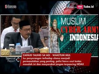 Waketum MUI Haramkan Kegiatan Menyebarkan HOAX Part 02 - Special Report 05/03