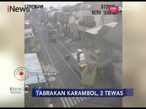 Beginilah Detik-detik Truk Tabrakan Beruntun Tewaskan 2 Orang - iNews Malam 06/03