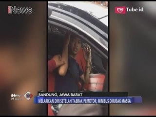 Minibus Tabrak Pengendara Motor Hingga Terseret 3 Km, Pelaku Dikeroyok Warga - iNews Malam 06/03