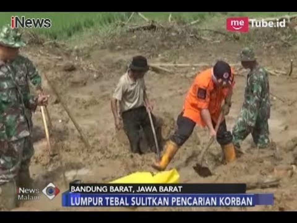 Lumpur Tebal & Kurangnya Air Menjadi Kendala Evakuasi Longsor Bandung Barat - iNews Malam 07/03