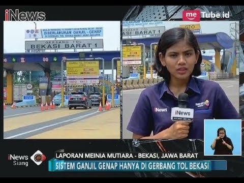 Jelang Ganjil-genap Tol Cikampek, Halte Bus TransJabodetabek Telah Disiapkan - iNews Siang 09/03