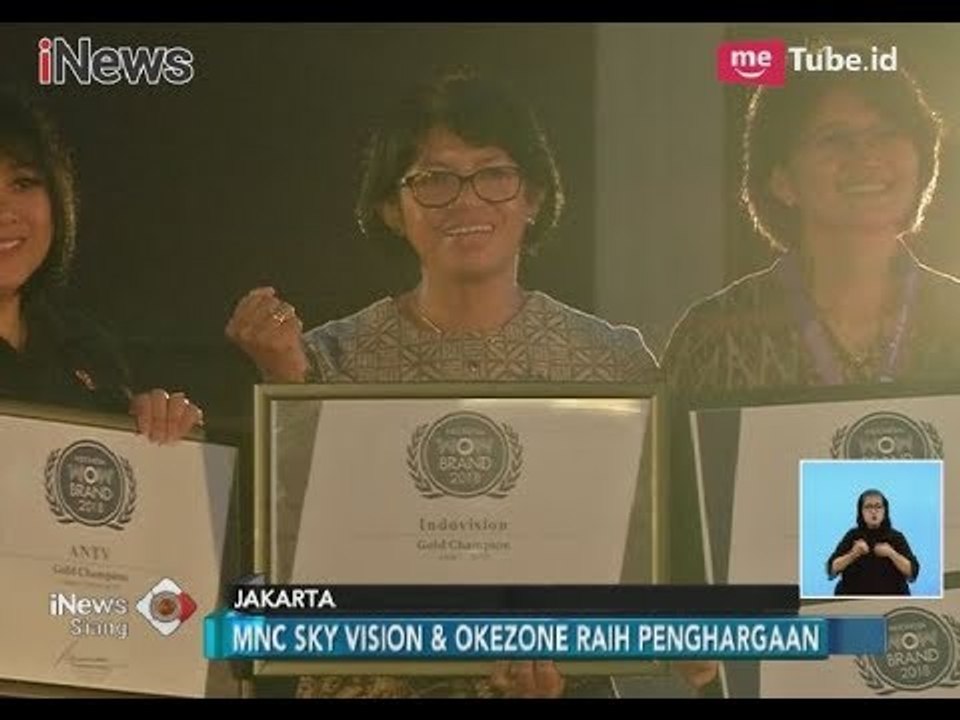 MNC Sky Vision & Okezone Raih Penghargaan Wow Brand 2018 - iNews Siang 09/03