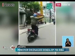 Viral!! Joget & Beratraksi Saat Naik Motor, Seorang Pria Dikenakan Sanksi Hukum - iNews Siang 09/03