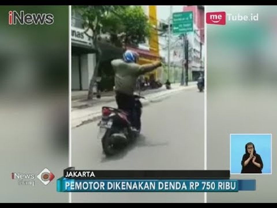 Viral!! Joget & Beratraksi Saat Naik Motor, Seorang Pria Dikenakan Sanksi Hukum - iNews Siang 09/03