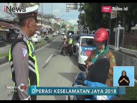 Gelar Operasi Kesalamatan Jaya 2018 di Sumut, Polisi Banyak Temukan Pelanggaran - iNews Siang 09/03