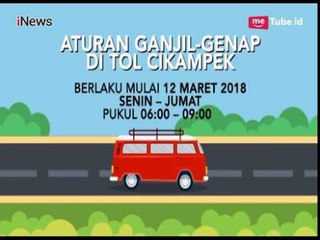 Skema Ganjil Genap di Tol Cikampek  Selama 3 Jam - Special Report 09/03