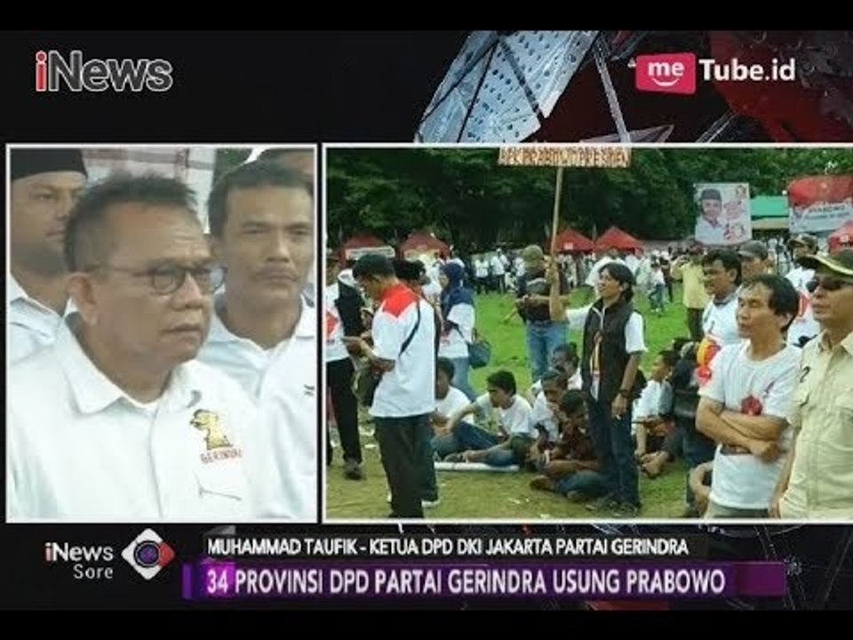 Tak Hanya Gelar Deklarasi, Partai Gerindra Pun Rayakan HUT ke-10 - iNews Sore 11/03