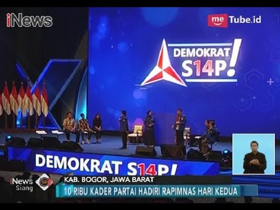 AHY Akan Beri Pidato Politik Pada Rapimnas Demokrat Hari Kedua - iNews Siang 11/03
