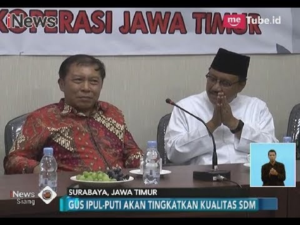 Akan Tingkatkan SDM, Gus Ipul-Puti Dapat Simpati Para Anggota Koperasi Jatim - iNews Siang 11/03