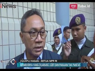 Zulkifli Hasan: Bercadar Jangan Dilarang, LGBT yang Harus Dilarang - iNews Pagi 11/03