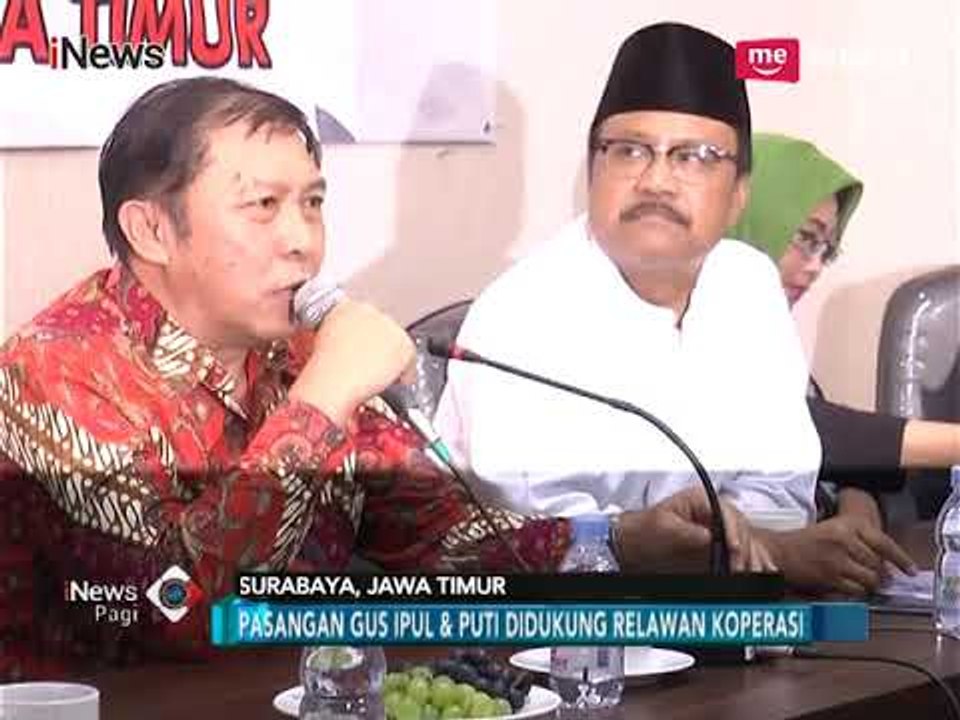 Koperasi Se-Jatim Dukung Gus Ipul dan Mbak Puti, Ini Program Usulannya - iNews Pagi 12/03
