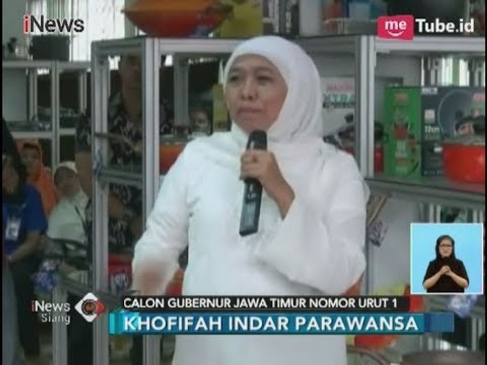 Khofifah-Emil Dapat Dukungan dari Buruh Pabrik - iNews Siang 12/03