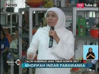Khofifah-Emil Dapat Dukungan dari Buruh Pabrik - iNews Siang 12/03