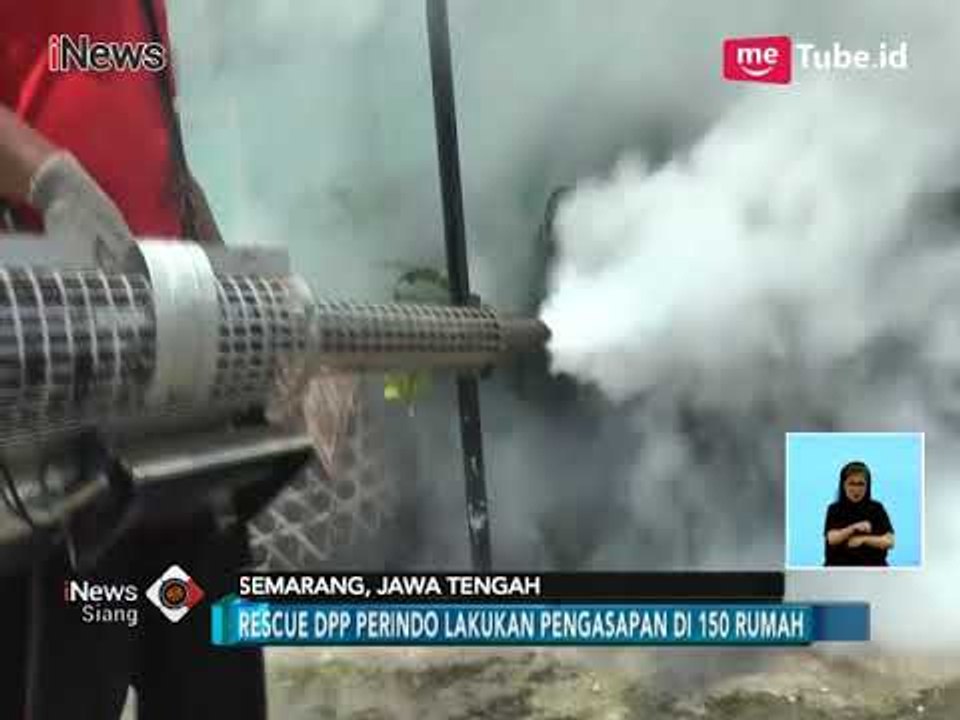 DPP Perindo Kota Semarang Fogging Ratusan Rumah Warga - iNews Siang 13/03