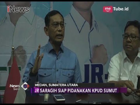 JR Saragih Ancam Pidanakan KPUD Sumut Jika SKPI Tak Diterima - iNews Sore 13/03