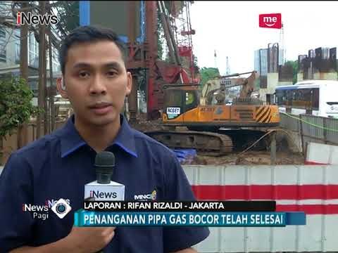 Pipa Gas Bocor di Cawang akibat Terkena Bor Proyek LRT - iNews Pagi 13/03