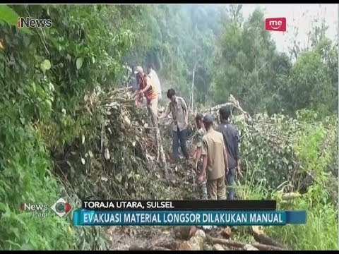 Akibat Intensitas Hujan Tinggi, Tebing Setinggi 30 Meter di Toraja Longsor - iNews Pagi 14/03