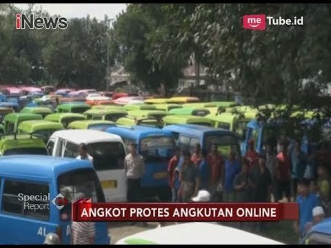 Ratusan Sopir Angkot di Malang Mogok Massal Protes Kehadiran Angkutan Online - Special Report 14/03
