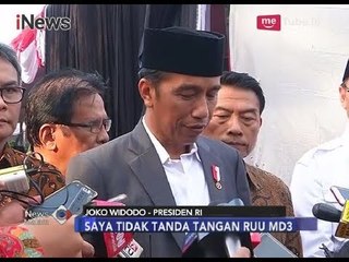 UU MD3 Akan Diresmikan Meski Tak Ditandatangani Presiden Jokowi - iNews Malam 14/03