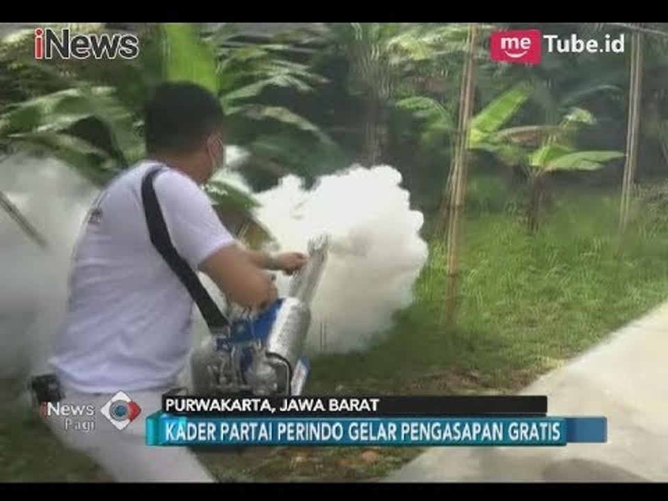 Partai Perindo Lakukan Fogging Gratis di Berbagai Daerah untuk Pencegahan DBD - iNews Pagi 15/03