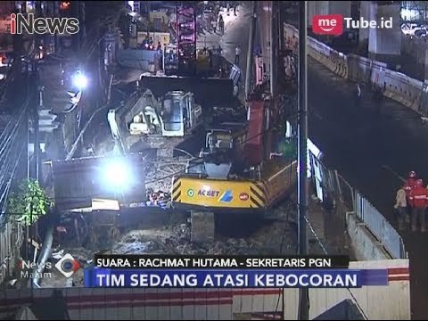 Pipa Gas PGN Kembali Bocor Diduga Akibat Terkena Alat Berat - iNews Malam 14/03