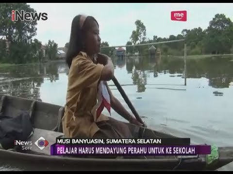 Inilah Nasib Para Siswa yang Berjuang Mendayung Perahu Demi Tiba di Sekolah - iNews Sore 15/03